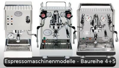 ECM Espressomaschinenmodelle - ECM Espressomaschinenmodelle