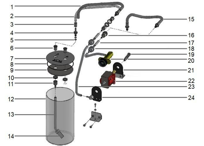 ECM Puristika Tank und Wasserkreislauf