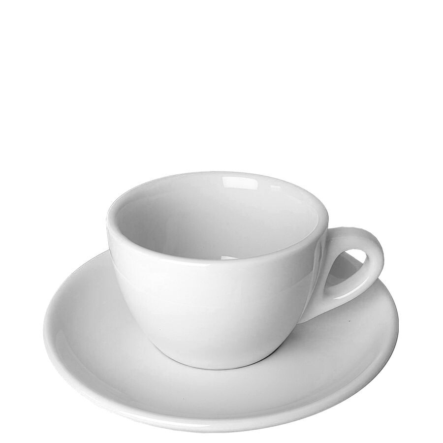 weiße Kaffeetasse