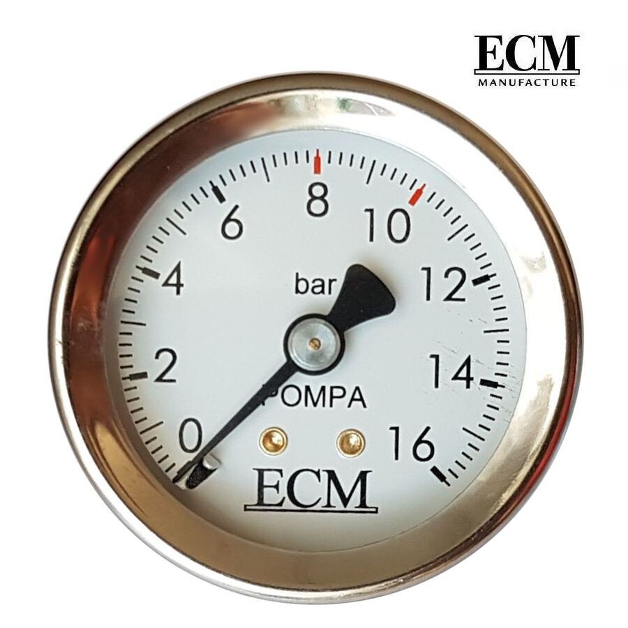 ECM Pumpendruckmanometer mit ECM Logo