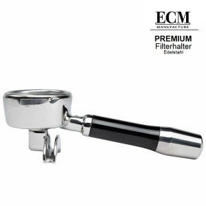 ECM Premium Siebträger 2 Ausläufe