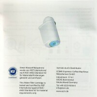 ECM Wasserhärte-Teststreifen für AquaAroma Crema Saugkartusche