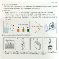 ECM Wasserhärte-Teststreifen für AquaAroma Crema Saugkartusche