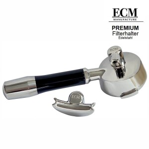 ECM Edelstahl-Filterträger mit Einerauslauf und Zweierauslauf