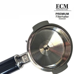 ECM Edelstahl-Filterträger mit Einerauslauf und Zweierauslauf